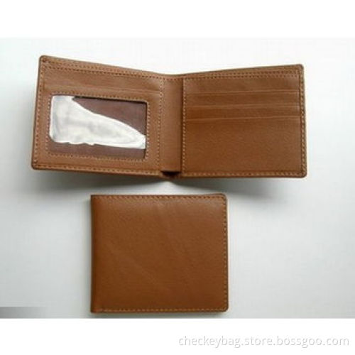 Men's PU wallet, customized specifications are accepted